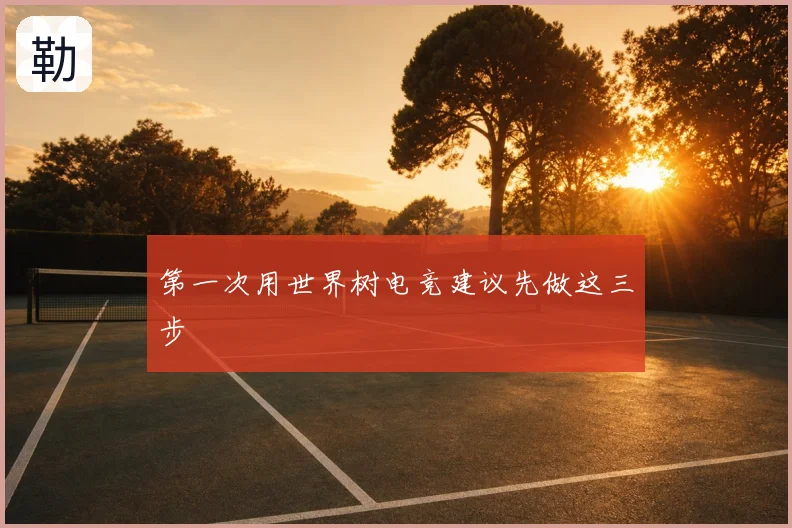 第一次用世界树电竞建议先做这三步